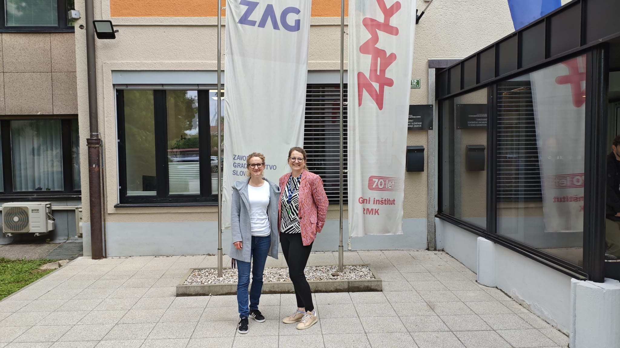 (MOBDOK-2023) Asistentica Branka Mrduljaš završila studijski boravak na Zavodu za gradbeništvo Slovenije